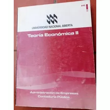 Libro De Teoría Económica 2 Universidad Nacional Abierta