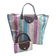 Bolso Plegable Para Compras Y Viajes