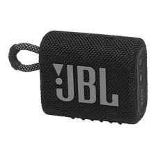 Caixa De Som Jbl Go 3 Portátil Com Bluetooth Preta