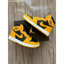 Jordan 1 Retro Low High Polen Amarillo Talla 23.5