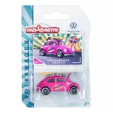 Miniatura Fusca Beetle Rosa Vw The Originals 1/64 Majorette