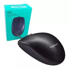 Mouse Logitech M90 Usb 1000 Dpi Ambidiestro Pc Notebook Cuot