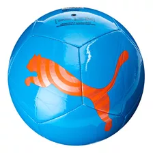 Balón De Fútbol Cosido A Máquina Con Forma De Bola Puma, Color Ultra Naranja-azul Brillante