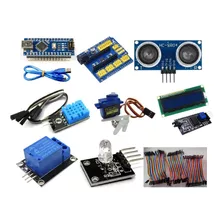 Kit De Arduino Nano + Shield + Sensores