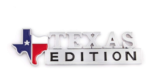 Logo Emblema Texas Edition 5x16cm Para Chevrolet Ford Etc Foto 2