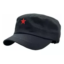 Gorra Che Militar Estrella Bordada Algodón Visera Corta Gaba