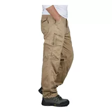 Pantalones Tácticos Hombre De Carga Con Múltiples Bolsil [u]