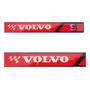 Emblema Lateral Camin Volvo Negro Rojo 20.3 X 2.7cm