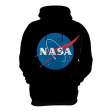 Blusa De Frio Personalizada Nasa Logo Espaço Fisica Lua 04