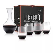 Riedel O Set 4 Copas + 1 Decantador