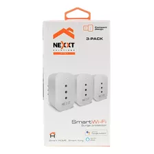 Pack Enchufes Inteligente Nexxt Wi-fi 220v 3 Unidades