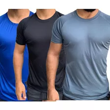 Kit 5 Camisetas Dry Fit Academia Anti Suor - Linha Premium