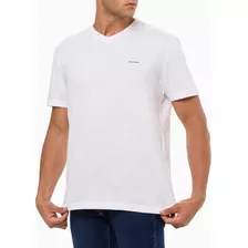 Camiseta Masculina Slim Flamê Calvin Klein - Branco