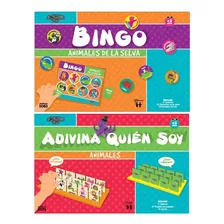 Bingo + Adivina Quien! Juego De Mesa Infantil Didáctico