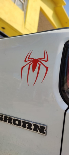 Vinil Sticker Calcomana Logo Araa Spider Man Para Celular Foto 2