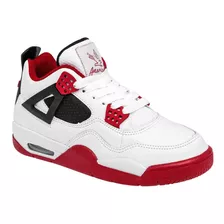 Tenis Hombre American 7112 Blanco Negro 25-29 111-849