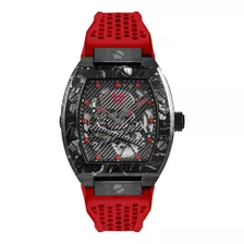 Reloj Para Hombre Philipp Plein El $keleton Pwbaa0722 Rojo