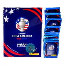 Copa America Usa 2024 Panini Album Pasta Suave + 10 Sobres 