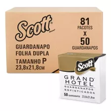 Guardanapo Scott® Grand Hotel Folha Dupla 23,8x21,8 -81 Pcts