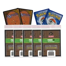 500 Protetores Sleeve Shield Magic Pokemon Padrão Perfectfit