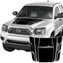 Calca Calcomania Sticker Batea Toyota Tacoma 4x4 Off Road