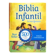 Bíblia Infantil Ilustrada Completa Letras Grandes Jumbo Sagrada