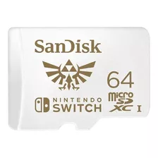 Memoria Micro Sdxc Uhs- 64gb Sandisk Para Nintendo Switch