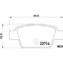 Balatas Disco  Trasera Para Fiat Stilo   2004