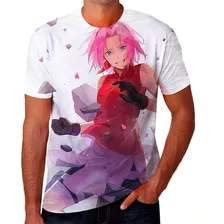 Camiseta Camisa Sakura Haruno Akatsuki Naruto Desenho 08