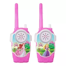 Rádio Comunicador Walk Talk Infantil Meninas Crianças Brinqu