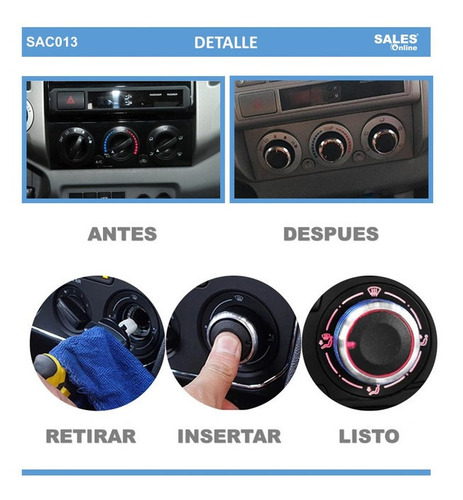 Perillas Control Aire Acondicionado Toyota Tacoma 2002 Foto 5