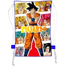 Cotillones Tula Bolso 30x20 Dragon Ball 6 Piezas Impermeable