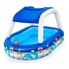 Super Alberca Inflable Infantil Bote Techo Desmontable Bestw