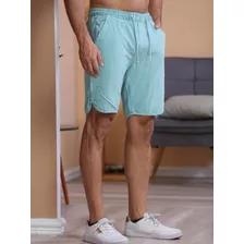 Bermuda Masculina Sarja Jeans Colorida Casual Moda