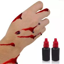 Sangre Falsa Artificial De Maquillaje Disfraz Para Halloween
