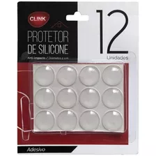 Protetor Batente Gota Silicone Adesivo Multiuso Móveis Vidro Cor Transparente