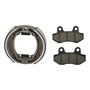 Balatas Delanteras Y Traseras Spirit 150 170zx Vento Generic