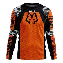 Playera Niño Motocross Wolf Racing Deportes Extremos Jersey