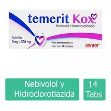 Temerit Kox 5 Mg / 12.5 Mg Caja Con 14 Tabletas