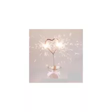 Vela Velita Chispita Sparkler Cumple Corazón X1 Unidad