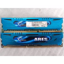 Memoria Ram Ddr3 8gb (2x4gb) 1600mhz Gskill Ares Blue 