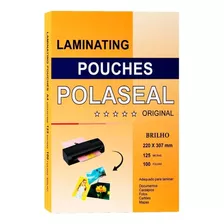 Polaseal A4 Plástico Para Plastificação 220x307x0,05mm 100un