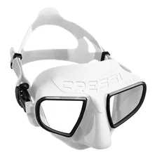 Visor Máscara Cressi Atom Buceo Apnea Flexible Bajo Volumen Color Blanco