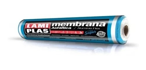 Membrana Lamiplas Rollo 40kg Aluminio Flex Envíos De Fabrica