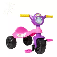 Triciclo Bebe Infantil Passeio Com Pedal Motoca Carrinho