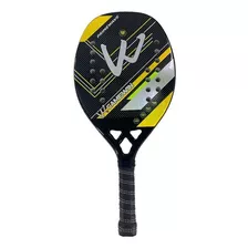 Raqueta De Tenis De Playa De Fibra De Carbono Amarilla Yel 3