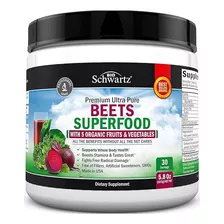 Bioschwartz Beets Superfood 165gr Salud De Todo El Cuerpo
