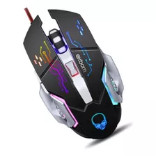  Mouse Gamer 6 Botões 4800dpi 4 Modos Cabo 1.5 Led 7 Cores 