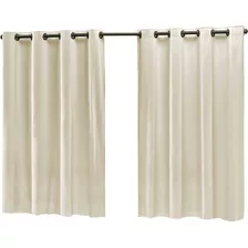 Cortina Corta Luz Blackout Blecaute 2 80 X 1 60 Cor Palha