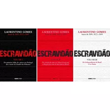 Livro Escravidão Volume 1, 2 E 3 - Lacrado - Laurentino Gomes - Editora Globo